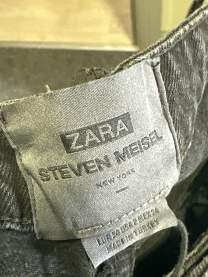 Zara X Steven Meisel Black New York Jeans UK 6