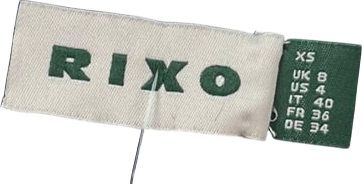 Rixo Blue Sunday Embroidered Wool Blend Jacket UK 8