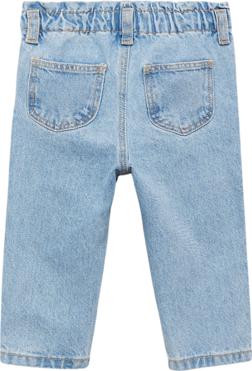 MANGO Blue Paperbag Jeans 3 Years