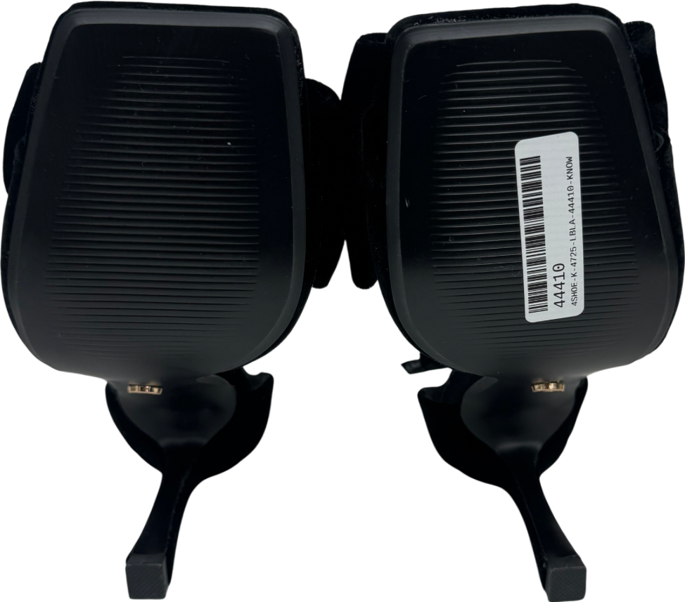 Next Black Velvet Bow Tbar Party Heeled Sandals UK 3 EU 36 👠