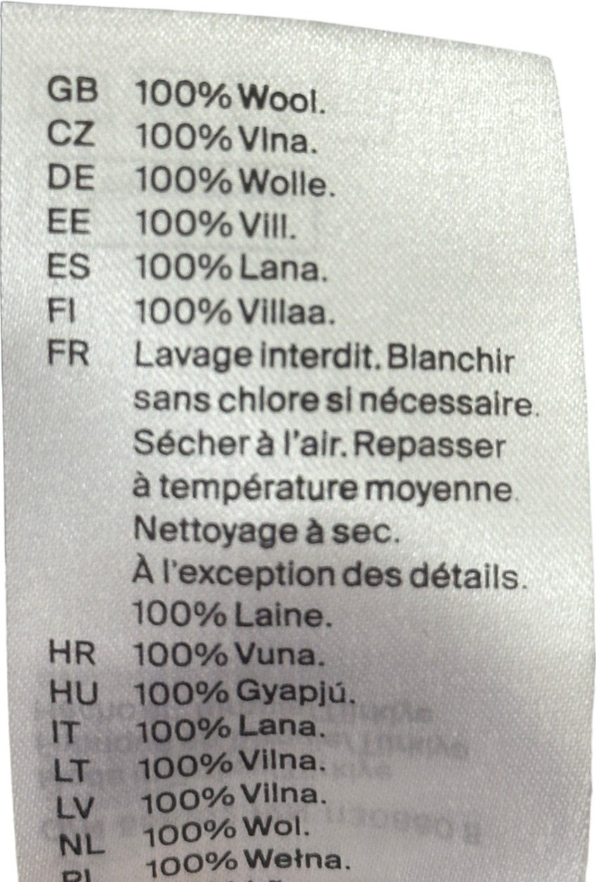 COS Brown Wool Trousers EU 42 UK 14