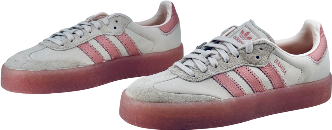 adidas Pink Samba Wonder Quartz Trainers UK 7 EU 40 👠