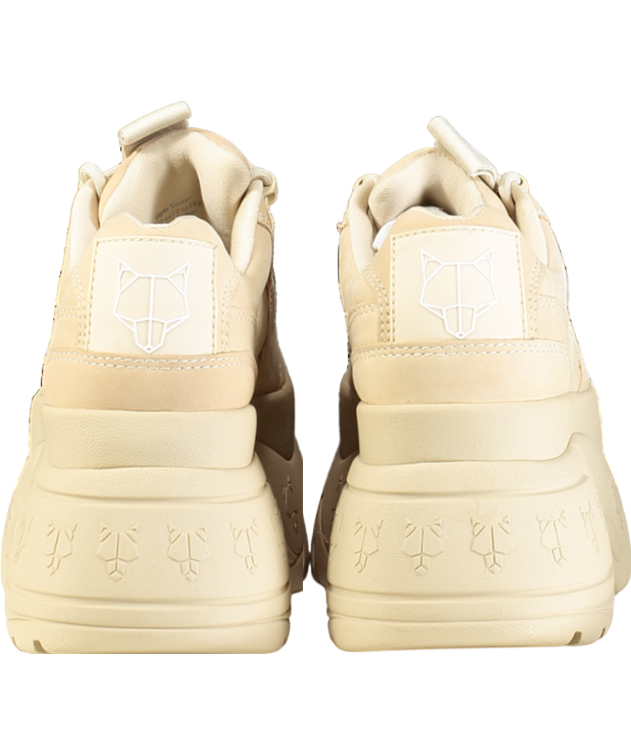 Naked Wolfe Beige Sinner Low-top 70mm Sneakers UK 4 EU 37 👠