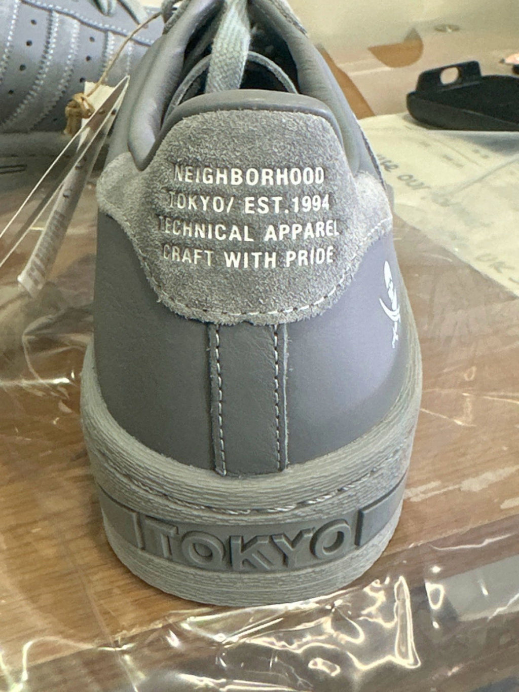 Adidas Grey X Neighborhood Superstar Sneakers UK 10