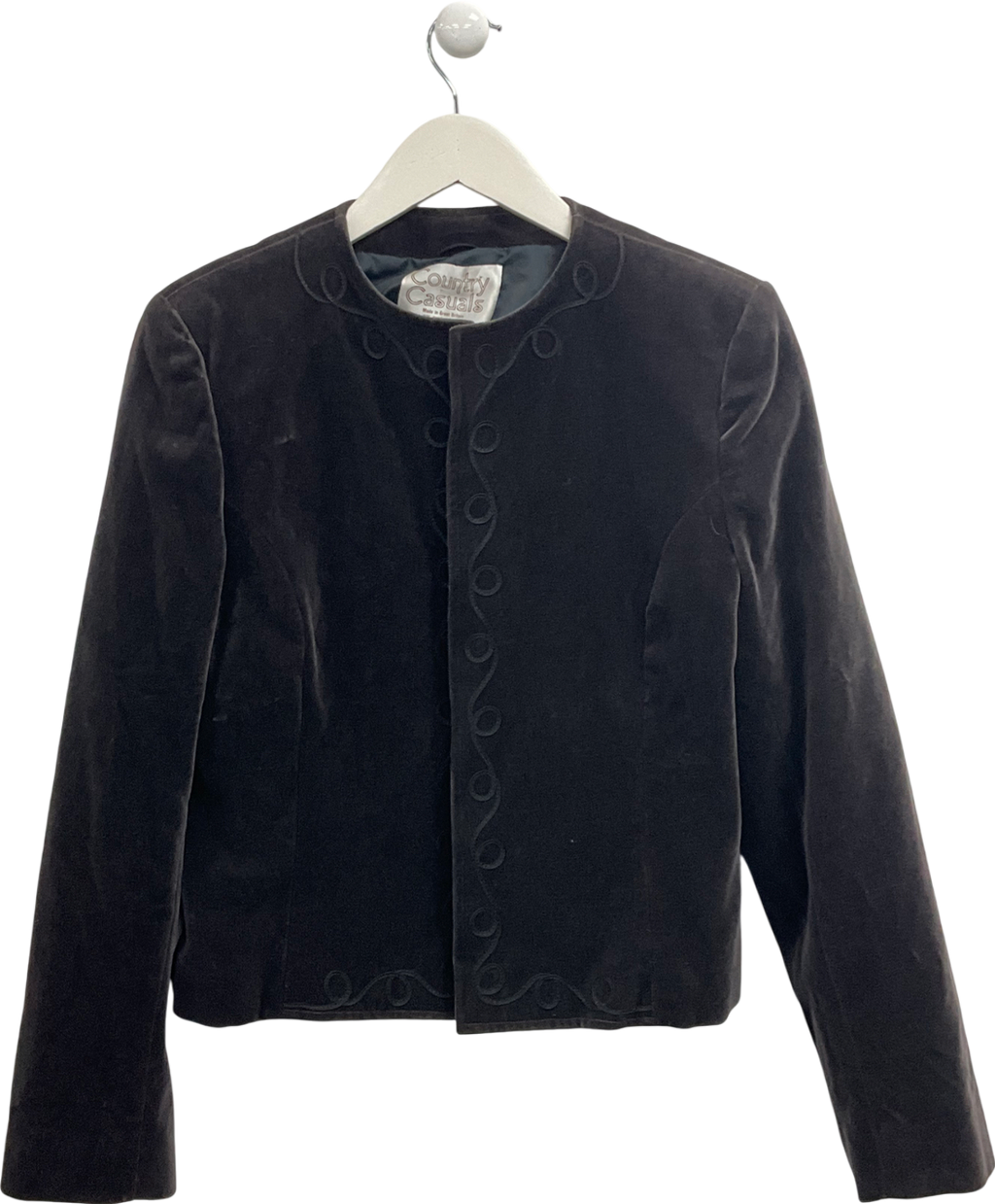country casuals Brown Vintage Velvet Jacket UK 14