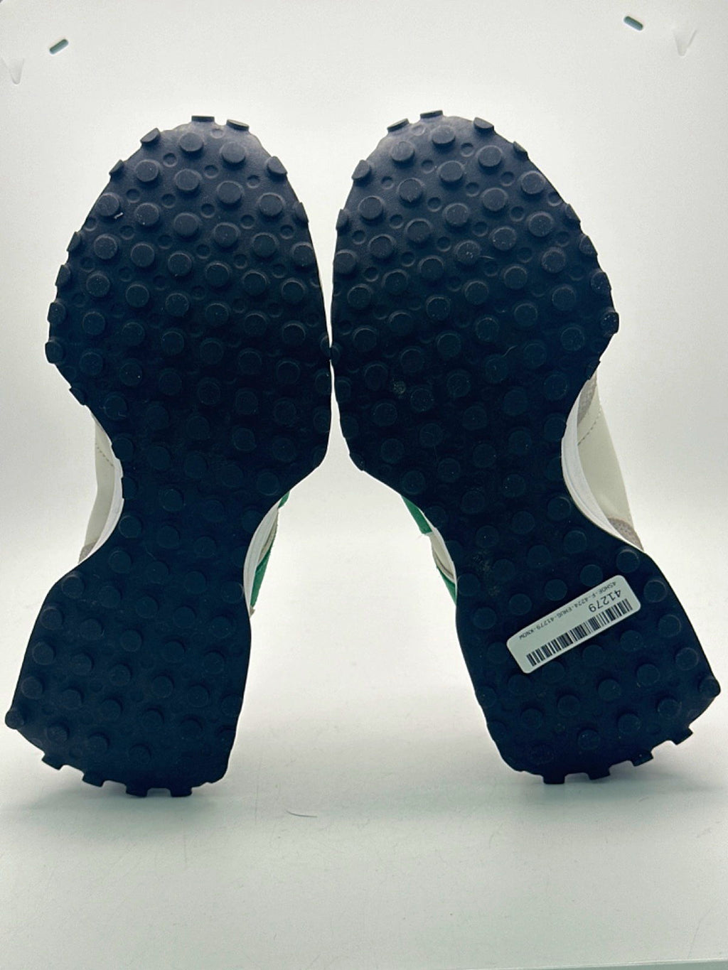 New Balance White/Green 327 Trainers UK 7.5