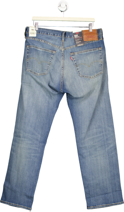 Levi's Blue 501 Original Fit Stretch Jeans 34X30