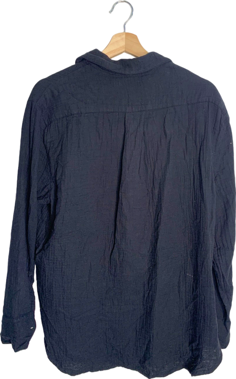 New Look Black F K Dolly Double Clo Shirt UK 10