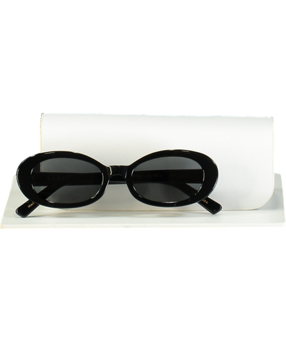 Elisa Johnson Black Lyric Leigh Sunglasses One Size