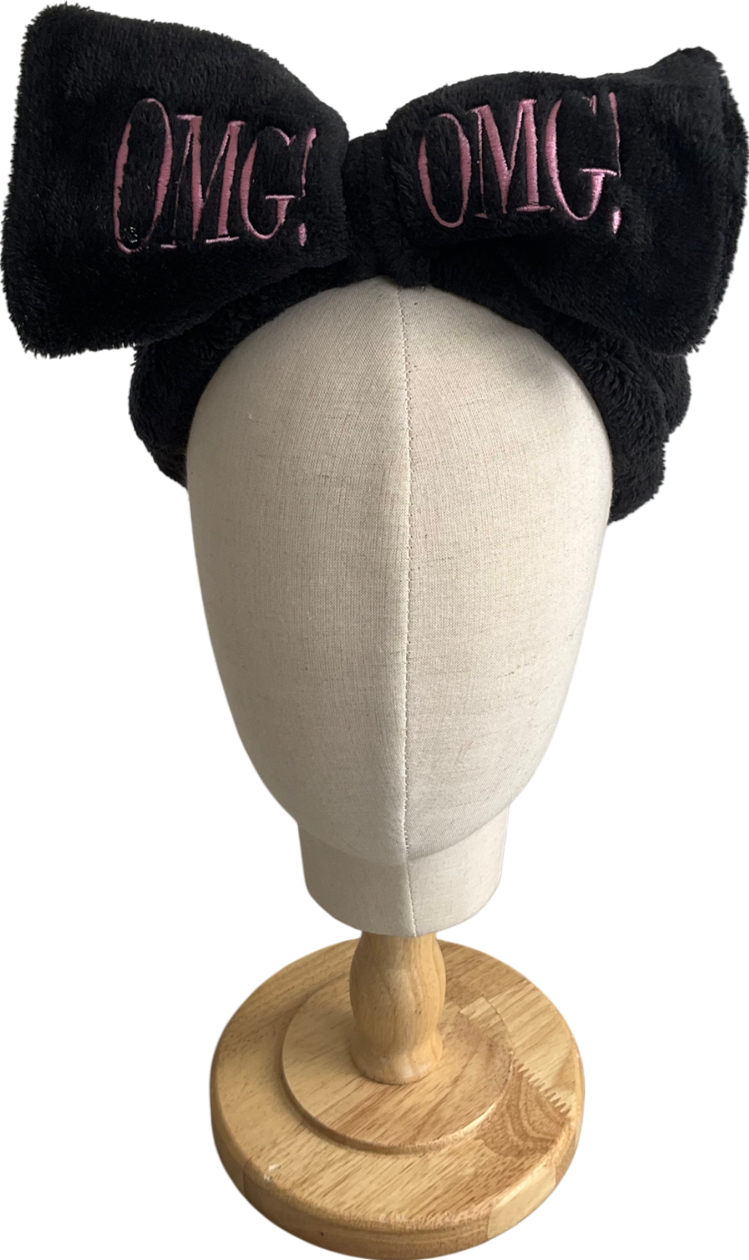 OMG Black Bath And Makeup Headband One Size