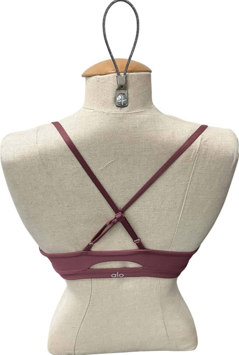 alo yoga Pink Airlift Intrigue Bra UK S