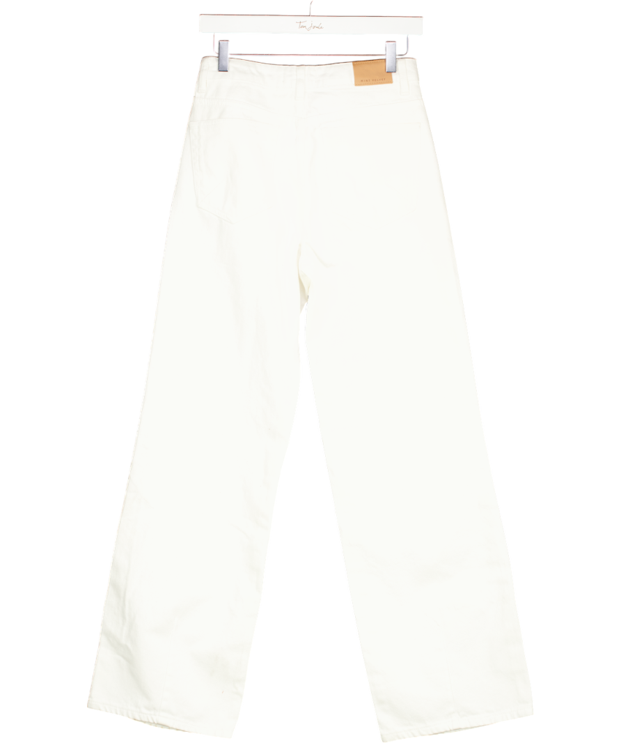 Mint Velvet White Workable Wide Jeans UK 8