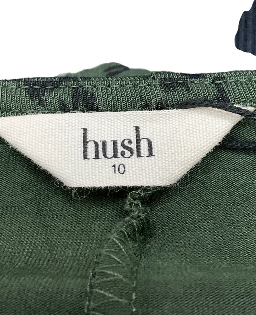 Hush Green Cecelia Jersey Mini Dress UK 10