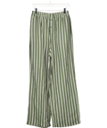 From Future Green Wide Leg Striped Trousers UK 12