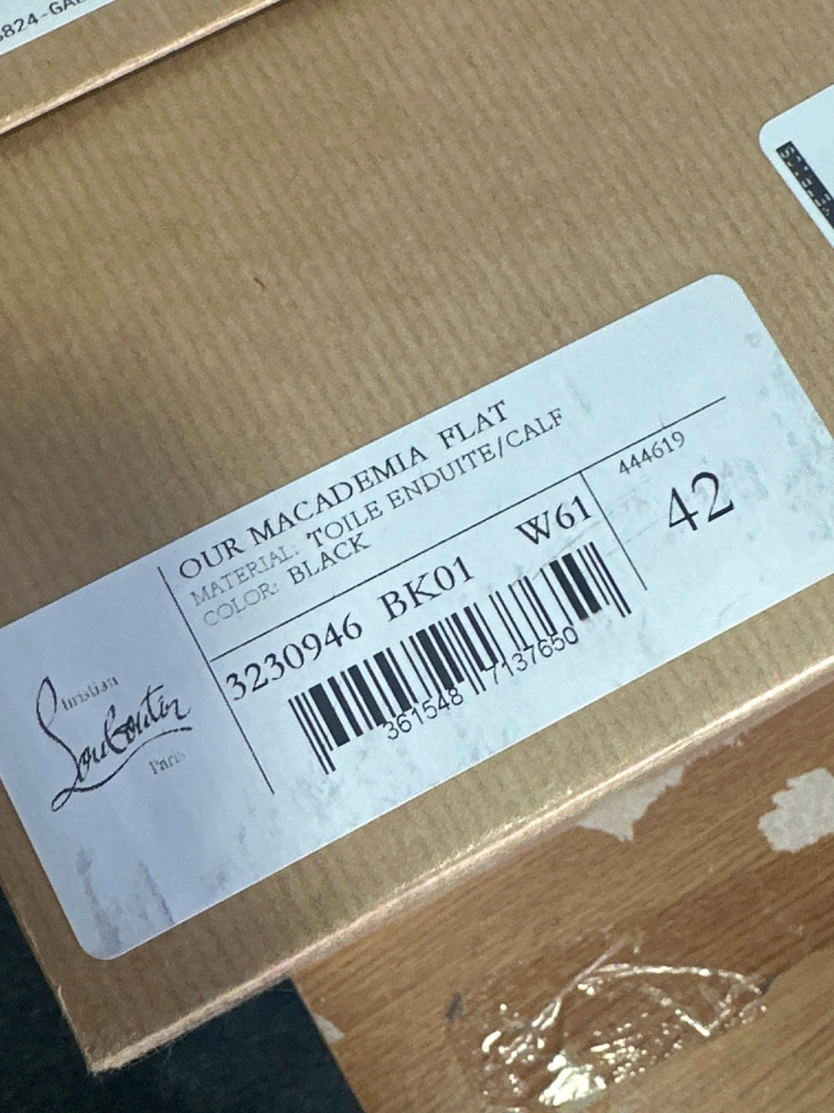 Christian Louboutin Black Macadamia Flat Boots EU 42 UK 8