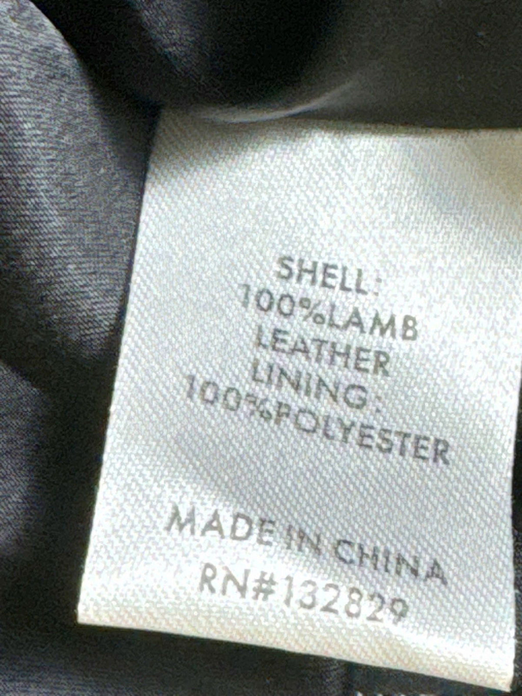 NBD Black Metallic Leather Jacket UK S