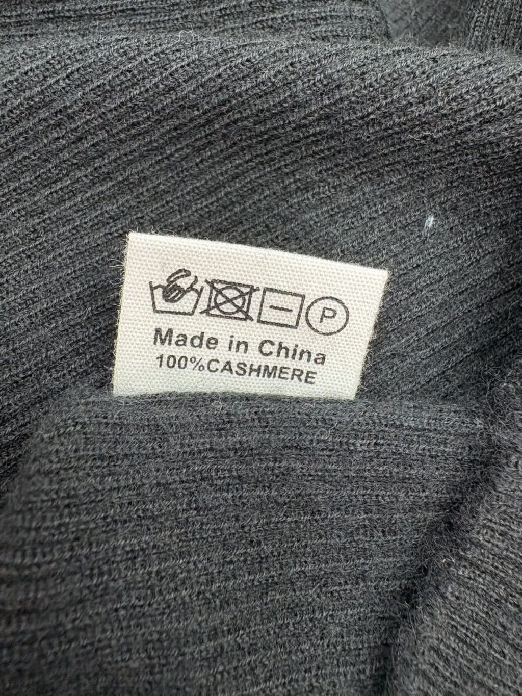 Soft Goat Black Cashmere Cut Out Top UK S