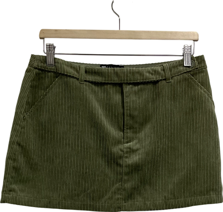 ASOS Green Belted Micro Mini Skirt UK 10
