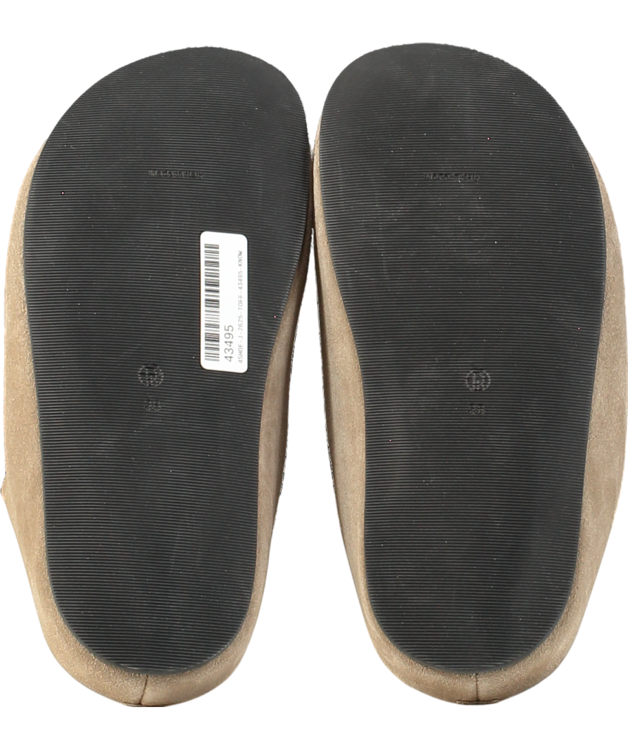 The Row Beige Hugo Slip On Suede Clogs UK 5 EU 38 👠