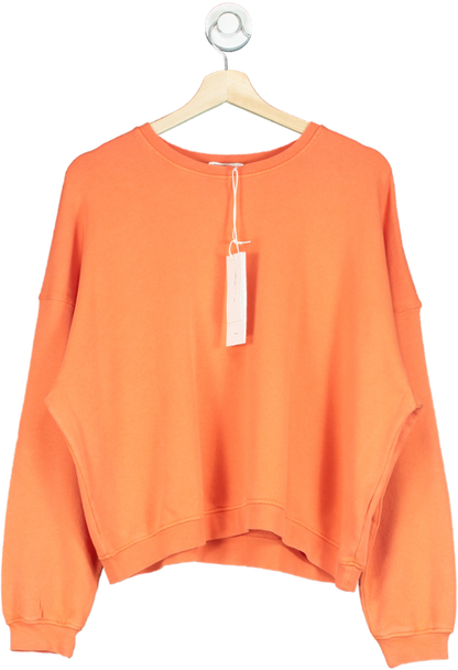 American Vintage Orange Hapylife Sweatshirt UK S