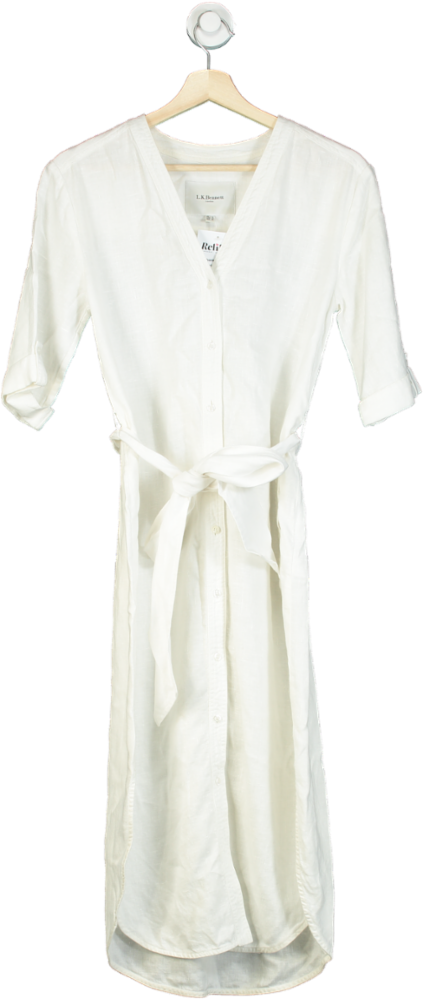 L.K. Bennett White Dr Tricia Dress UK 6