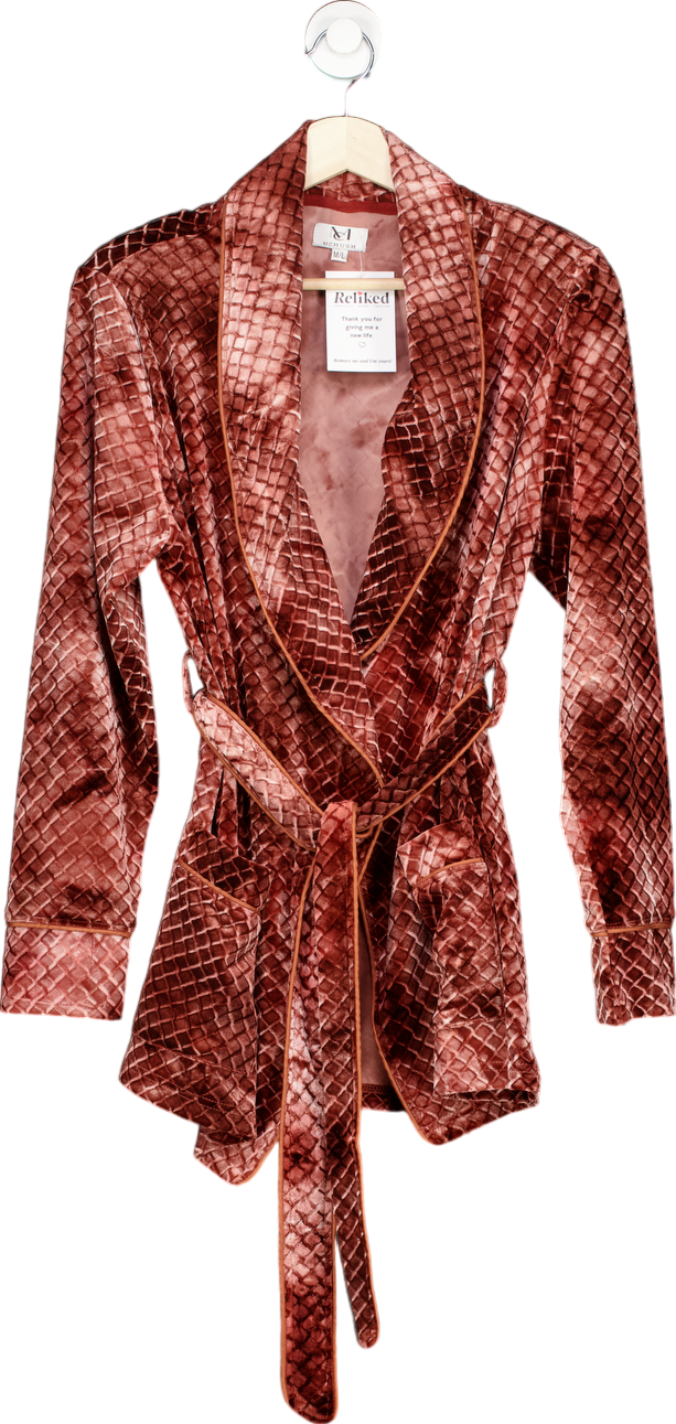 McHugh Lifestyle Velvet Textured Robe M/L