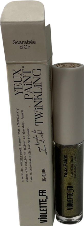 violette Liquid Eyeshadow + Liner Yeux Paint Scarabee D Or 3g