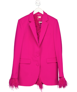 Michael Kors Pink Feather Mensy Blazer UK 6