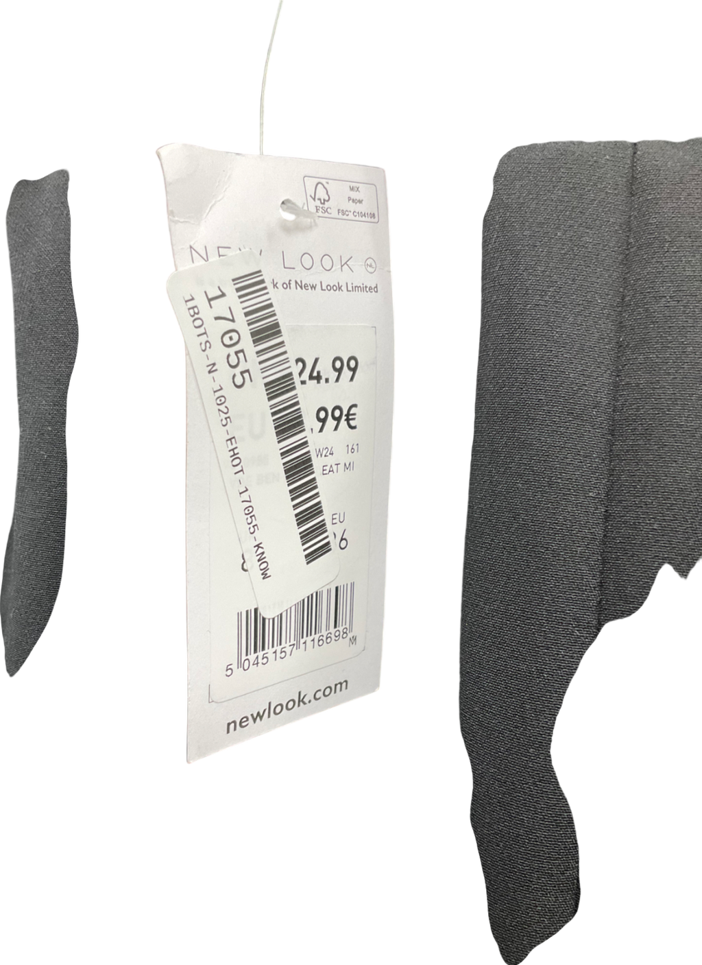 New Look Black Pleated Skirt UK 8