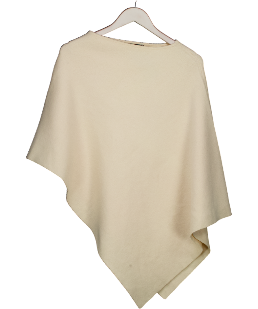 ZARA Cream Knit Cape UK M