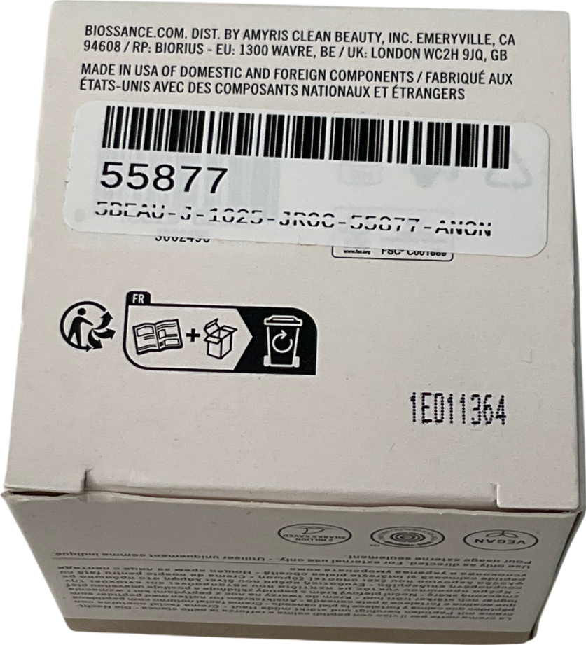 BIOSSANCE Squalane + Omega Repair Cream 50ml