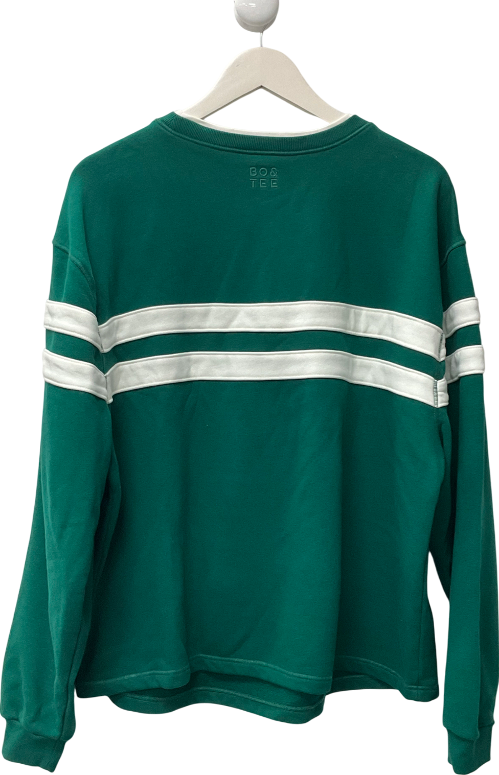 Bo & Tee Oversized Sweatshirt In Varsity Green UK L/XL