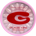 Glaize Press-on Nails Light Pink Chrome 32 reusable nails