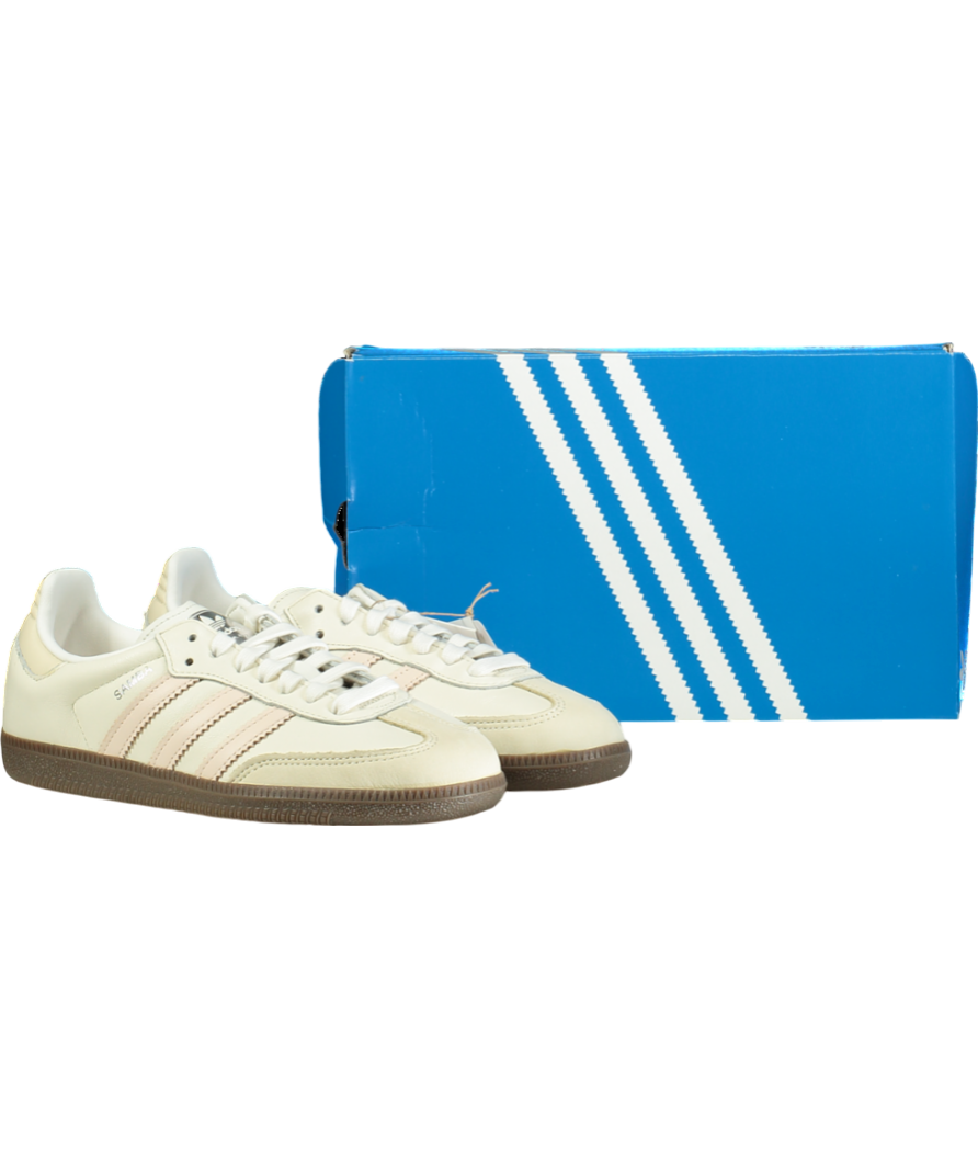 adidas Cloud white/Pink Samba Og Trainer UK 4 EU 37 👠