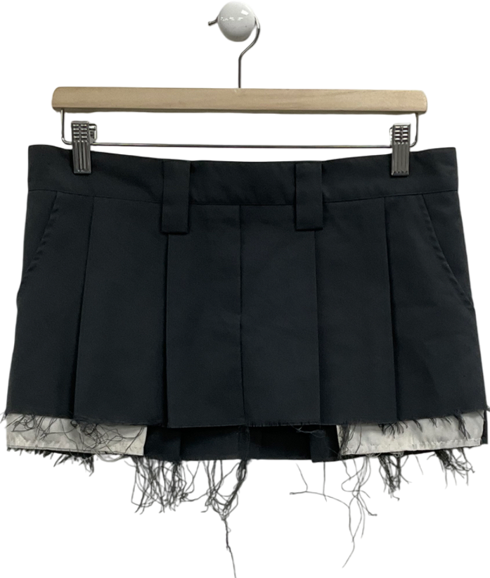 Gateless Grey Out Pocket Mini Skirt UK M