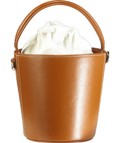 Cafuné Brown Bucket Bag with shoulder strap