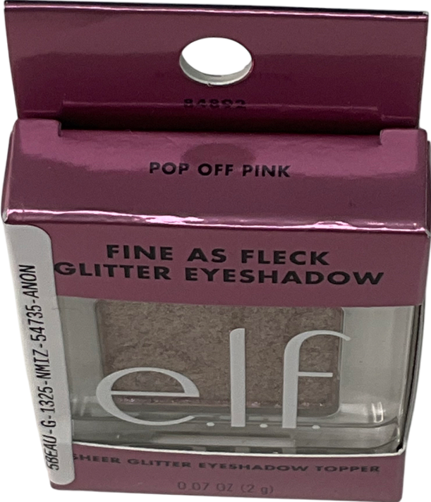 E.L.F Cosmetics Eye Shadow Glitter Pop Off Pink 2g