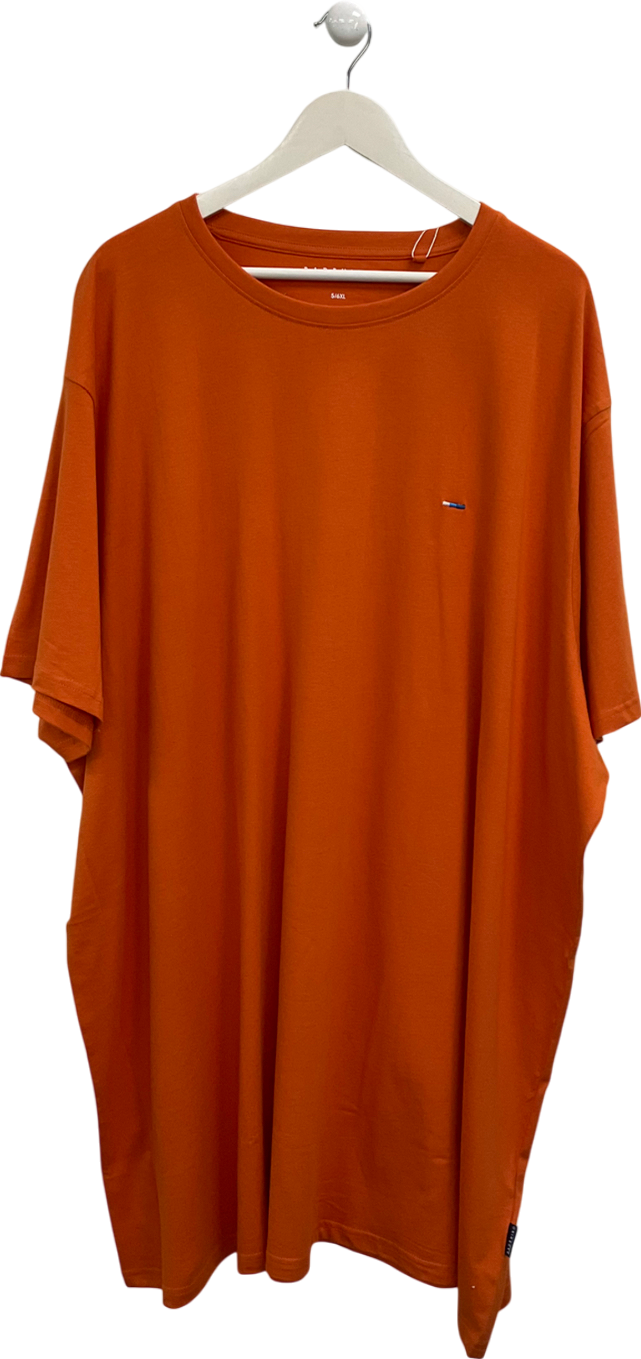 Badrhino Orange Big & Tall Core T Shirt UK XXXL