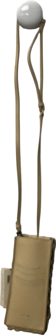 Polene Beige Onda Phone Case Crossbody Bag