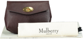 Mulberry Red Small Classic Grain Oxblood Darley Clutch Bag / Cosmetic Pouch One Size