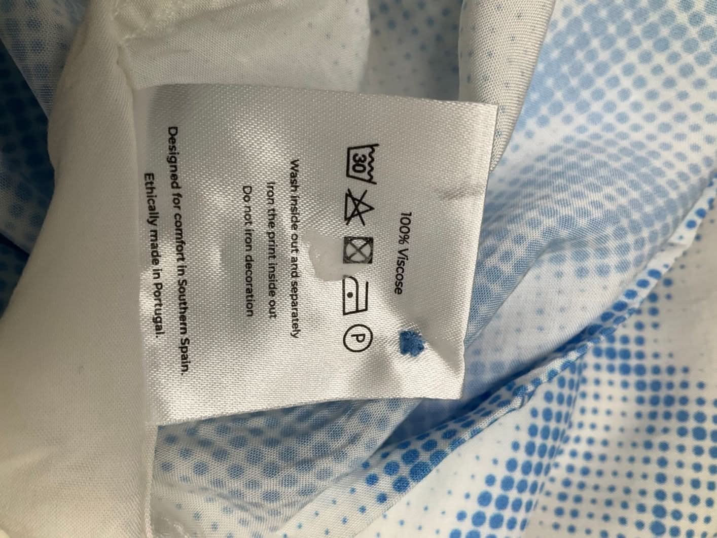 Homies White Short Sleeve Shirt UK M