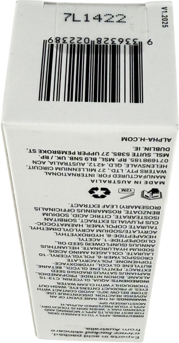 ALPHAH Multi-peptide Revitalise Serum 30ml