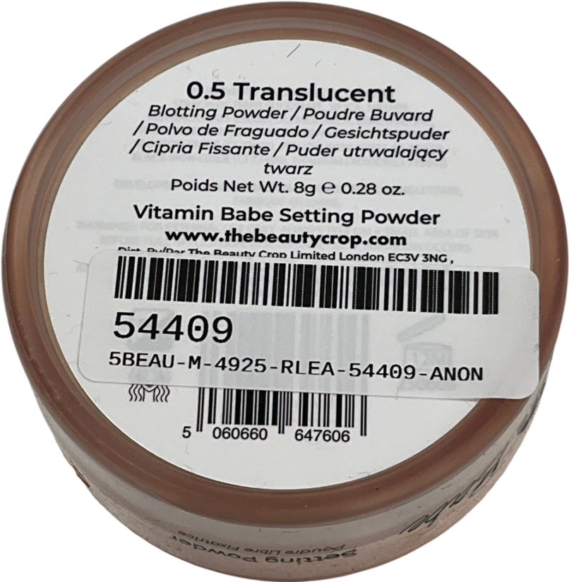 The beauty crop Vitamin Babe Setting Powder 0.5 Translucent 8g