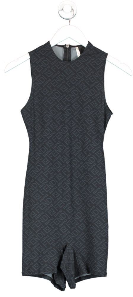 Fendi Skims Black Sleeveless Bodysuit UK S