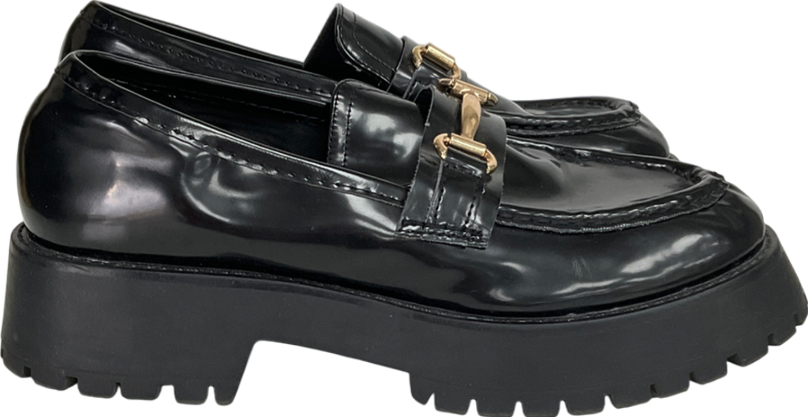 ASOS Black Monster Chunky Loafers UK 7 EU 40 👠