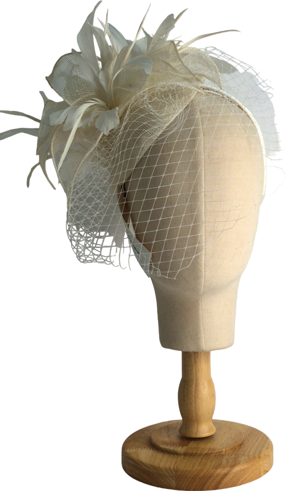 Karen Millen Ivory Fascinator One Size