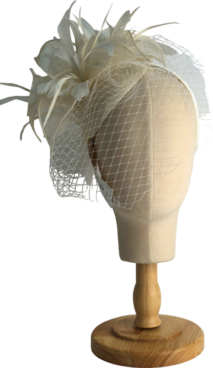 Karen Millen Ivory Fascinator One Size