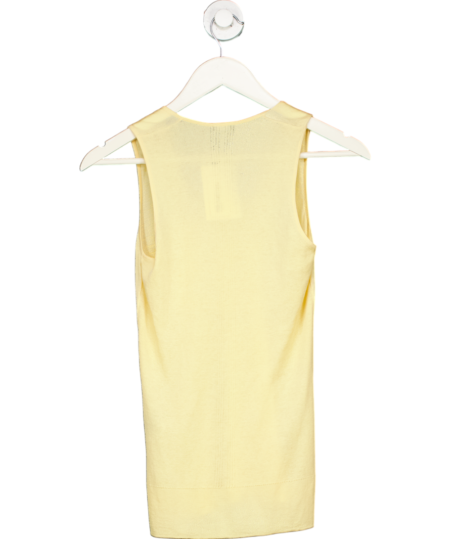 Joseph Yellow Knit Tank Top UK M