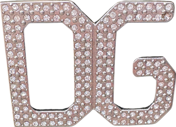 Dolce & Gabbana Black Crystal DG Logo Dg6003-b Sunglasses in Case & Box