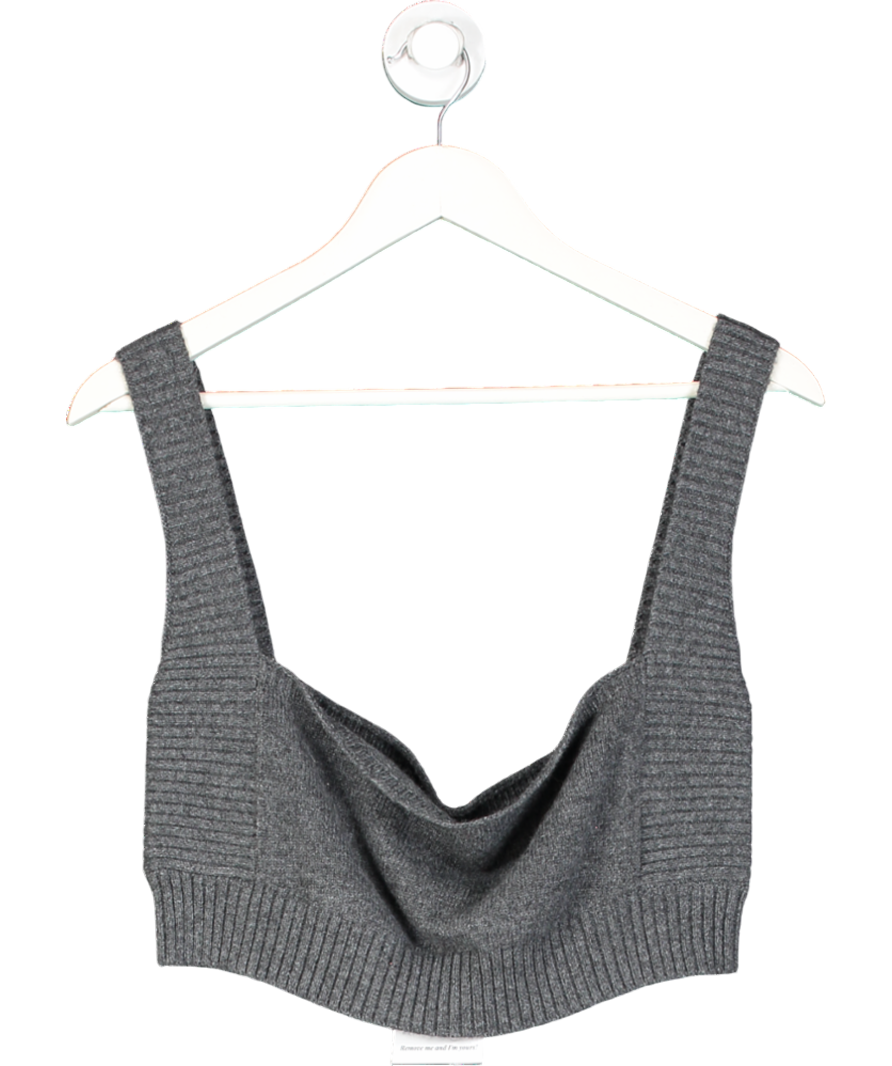 House of CB Grey Adhara Barley Natural Wool Bralette UK XL
